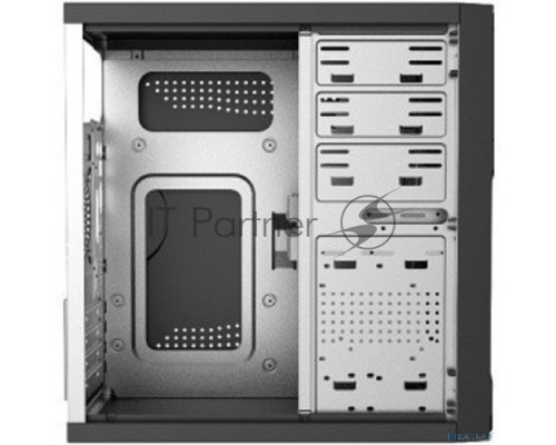 Компьютерный корпус с блоком питания Foxline 450Вт. Сase Forza mATX, 450W, 2xUSB2.0, Black, w/o FAN, 12 cm fan PSU, power cord