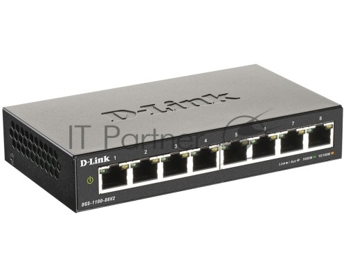 Коммутатор D-Link DGS-1100-08V2 8-ports, DGS-1100-08V2/A1A
