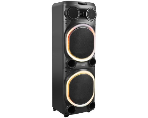 [Колонки Ginzzu] Ginzzu GM-204, Акустическая система Midi, BT/USB/TF/FM/MIC/ДУ