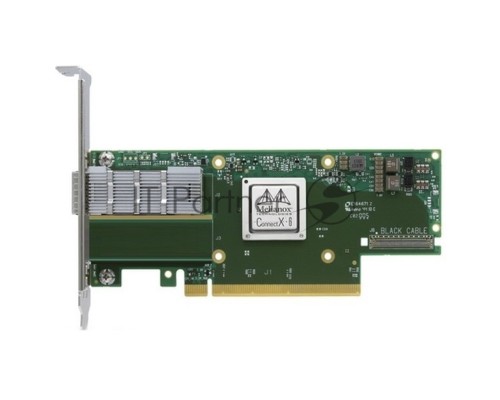 Адаптер MELLANOX Infiniband ConnectX®-6 VPI adapter card, 100Gb/s (HDR100, EDR IB and 100GbE), single-port QSFP56, PCIe3.0/4.0 x16, tall bracket, single pack