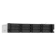 Сетевое хранилище без дисков SMB QNAP TS-1273AU-RP-8G NAS 12 HDD trays, 2x 2.5 GbE, rackmount, 2 PSU. 4-core AMD V1500B  2,2 GHz , RAM 8 GB (8 GB UDIMM DDR4 (1 x 8 GB) up to 32 GB (2 x 16 GB)). W/o rail kit RAIL-B02