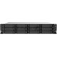 Сетевое хранилище без дисков SMB QNAP TS-1273AU-RP-8G NAS 12 HDD trays, 2x 2.5 GbE, rackmount, 2 PSU. 4-core AMD V1500B  2,2 GHz , RAM 8 GB (8 GB UDIMM DDR4 (1 x 8 GB) up to 32 GB (2 x 16 GB)). W/o rail kit RAIL-B02