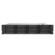 Сетевое хранилище без дисков SMB QNAP TS-1273AU-RP-8G NAS 12 HDD trays, 2x 2.5 GbE, rackmount, 2 PSU. 4-core AMD V1500B  2,2 GHz , RAM 8 GB (8 GB UDIMM DDR4 (1 x 8 GB) up to 32 GB (2 x 16 GB)). W/o rail kit RAIL-B02