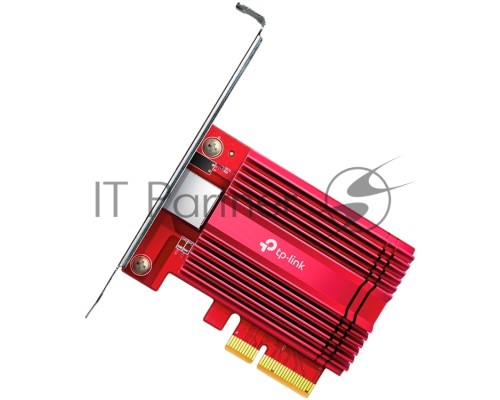 Сетевой адаптер 10 Gigabit PCI-E network adapter, 1 PCI Express 3.0 X4 interface, 1 100/1000/10000Mbps Ethernet port, come with Low-Profile and Full-Height Brackets