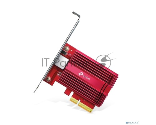 Сетевой адаптер 10 Gigabit PCI-E network adapter, 1 PCI Express 3.0 X4 interface, 1 100/1000/10000Mbps Ethernet port, come with Low-Profile and Full-Height Brackets