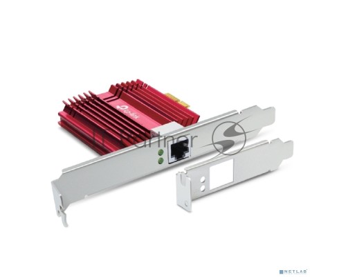 Сетевой адаптер 10 Gigabit PCI-E network adapter, 1 PCI Express 3.0 X4 interface, 1 100/1000/10000Mbps Ethernet port, come with Low-Profile and Full-Height Brackets
