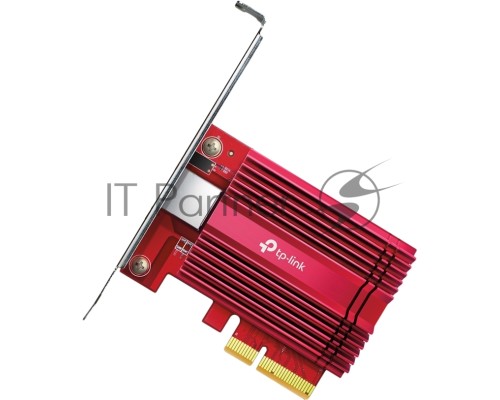 Сетевой адаптер 10 Gigabit PCI-E network adapter, 1 PCI Express 3.0 X4 interface, 1 100/1000/10000Mbps Ethernet port, come with Low-Profile and Full-Height Brackets