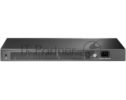 Коммутатор TP-Link JetStream™ 24-port Gigabit L2/L2+ Managed Switch with 4 SFP slots, support SDN controller, abundant L2/L2+ features, 1U rack mountable, full managed via web UI/CLI/Console/SSH/Telnet/SNMP.