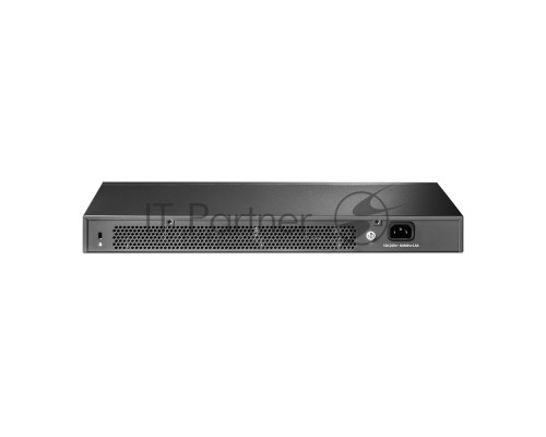 Коммутатор TP-Link JetStream™ 24-port Gigabit L2/L2+ Managed Switch with 4 SFP slots, support SDN controller, abundant L2/L2+ features, 1U rack mountable, full managed via web UI/CLI/Console/SSH/Telnet/SNMP.