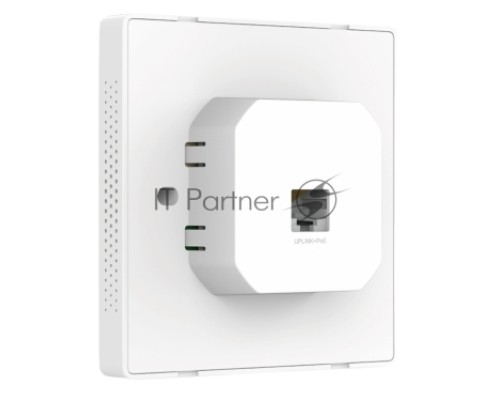 Точка доступа TP-Link Omada AC1200 wireless MU-MIMO Gigabit wall-plate Access Point, 1 Gigabit downlink port, 1 gigabit uplink port, 802.3af/at PoE in, wall plate mounting, support standalone mode and controlled by Omada SDN controller (Software/hardware