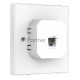 Точка доступа TP-Link Omada AC1200 wireless MU-MIMO Gigabit wall-plate Access Point, 1 Gigabit downlink port, 1 gigabit uplink port, 802.3af/at PoE in, wall plate mounting, support standalone mode and controlled by Omada SDN controller (Software/hardware