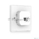 Точка доступа TP-Link Omada AC1200 wireless MU-MIMO Gigabit wall-plate Access Point, 1 Gigabit downlink port, 1 gigabit uplink port, 802.3af/at PoE in, wall plate mounting, support standalone mode and controlled by Omada SDN controller (Software/hardware