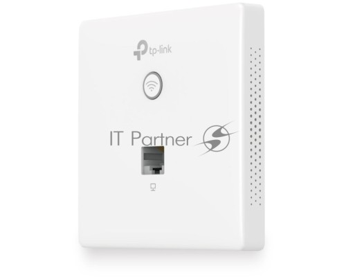 Точка доступа TP-Link Omada AC1200 wireless MU-MIMO Gigabit wall-plate Access Point, 1 Gigabit downlink port, 1 gigabit uplink port, 802.3af/at PoE in, wall plate mounting, support standalone mode and controlled by Omada SDN controller (Software/hardware