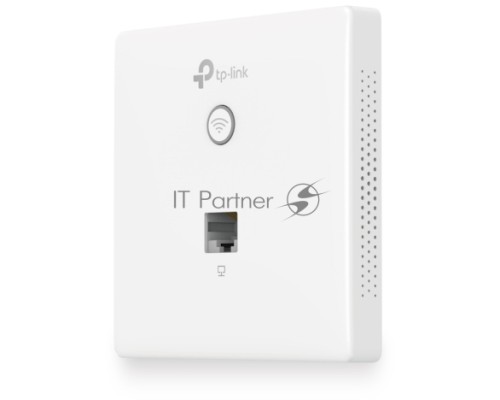 Точка доступа TP-Link Omada AC1200 wireless MU-MIMO Gigabit wall-plate Access Point, 1 Gigabit downlink port, 1 gigabit uplink port, 802.3af/at PoE in, wall plate mounting, support standalone mode and controlled by Omada SDN controller (Software/hardware