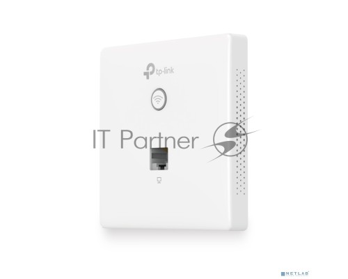 Точка доступа TP-Link Omada AC1200 wireless MU-MIMO Gigabit wall-plate Access Point, 1 Gigabit downlink port, 1 gigabit uplink port, 802.3af/at PoE in, wall plate mounting, support standalone mode and controlled by Omada SDN controller (Software/hardware