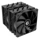 Кулер ID-COOLING SE-207-XT BLACK LGA20XX/LGA1366/LGA115X/AM4/AM3/+/AM2/+/FM2/+/FM1 (TDP 250W, PWM, черный, 7 тепл.трубок + медная база, 2x120mm) RET