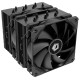 Кулер ID-COOLING SE-207-XT BLACK LGA20XX/LGA1366/LGA115X/AM4/AM3/+/AM2/+/FM2/+/FM1 (TDP 250W, PWM, черный, 7 тепл.трубок + медная база, 2x120mm) RET