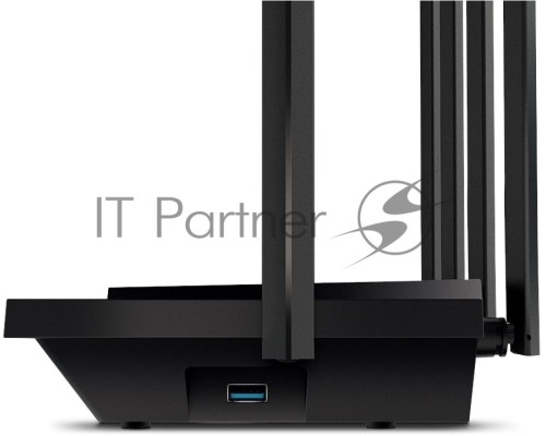Роутер TP-Link Archer AX73 AX5400 Dual Band Wireless Gigabit Router, 1.5 GHz Tri-Core CPU, 1 GE WAN + 4 GE LAN ports, 1× USB 3.0 Port, support 1024-QAM, OFDMA, MU-MIMO, Airtime Fairness, Beamforming, 160MHz Channel Width, come with HomeShieldTM, support 