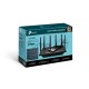 Роутер TP-Link Archer AX73 AX5400 Dual Band Wireless Gigabit Router, 1.5 GHz Tri-Core CPU, 1 GE WAN + 4 GE LAN ports, 1× USB 3.0 Port, support 1024-QAM, OFDMA, MU-MIMO, Airtime Fairness, Beamforming, 160MHz Channel Width, come with HomeShieldTM, support 