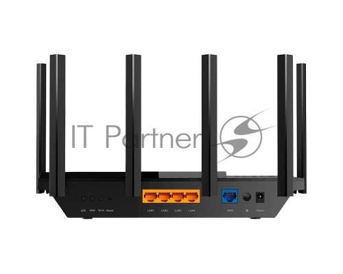 Роутер TP-Link Archer AX73 AX5400 Dual Band Wireless Gigabit Router, 1.5 GHz Tri-Core CPU, 1 GE WAN + 4 GE LAN ports, 1× USB 3.0 Port, support 1024-QAM, OFDMA, MU-MIMO, Airtime Fairness, Beamforming, 160MHz Channel Width, come with HomeShieldTM, support 