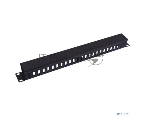 Панель-органайзер кабеля 5bites CM-104B ГРЕБЕНКА / КРЫШКА / 1U / 19