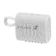 Портативная акустика, JBL GO 3 белый Bluetooth 5.1, мощность 4.2 Вт RMS, время зарядки аккумулятора 2,5 ч, время воспроизведения контента до 5ч, вес 209 г, цвет белый