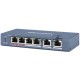 Коммутатор Hikvision DS-3E0106P-E/M 6x100Mb 4PoE+ 35W неуправляемый