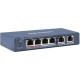 Коммутатор Hikvision DS-3E0106P-E/M 6x100Mb 4PoE+ 35W неуправляемый