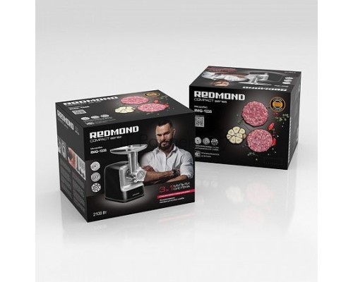 Мясорубка Redmond RMG-1235 2100Вт черный