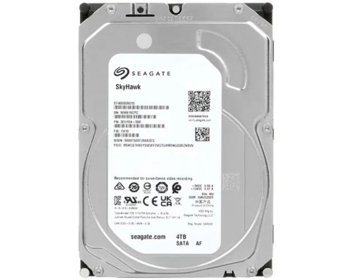 [Жесткий диск] 4TB Seagate Skyhawk (ST4000VX015) {Serial ATA III, 5400 rpm, 256mb, для видеонаблюдения}