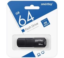 Smartbuy USB Drive 64GB CLUE Black (SB64GBCLU-K3) UFD 3.0/3.1
