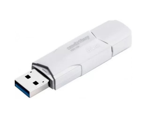 [Носитель информации] Smartbuy USB Drive 64GB CLUE White (SB64GBCLU-W3) UFD 3.0/3.1