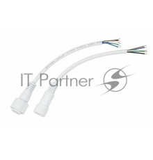 Соединительный кабель (5pin) герметичный (IP67) 5х0.5мм²  белый  REXANT
