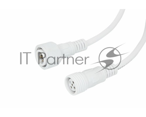 Соединительный кабель (5pin) герметичный (IP67) 5х0.5мм²  белый  REXANT