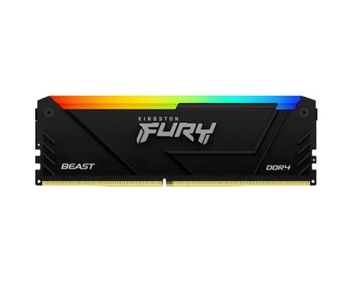 [Модуль памяти] Kingston DDR4 DIMM 16GB KF432C16BB2A/16 PC4-25600, 3200MHz, CL16 Fury Beast RGB RTL