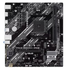 Материнская плата ASUS Prime B550M-K ARGB B550 Socket AM4 2xDDR4, 4xSATA3, RAID, 2xM.2, 2xPCI-E16x, 6xUSB3.2, DP, HDMI, Glan, mATX
