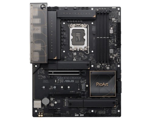 [Материнская плата] ASUS PROART B760-CREATOR (Socke1700, ATX, 4xDDR5(192GB), DP/HDMI, 1xPCIe 5.0x16/1xPCIe 4.0x16/1xPCIe 3.0, 1xLAN+1xLAN (2.5GbE), 4xSATA 6Gb/s, 3xM.2, 1xM.2 E key, 1xType-C, 4xUSB 3.2, 4xUSB 2.0)