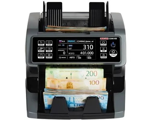 [Счетчик банкнот] DoCash 3200 HD Сортировщик банкнот мультивалюта