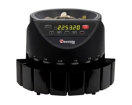 [Счетчик банкнот] Cassida C-100 Сортировщик монет просмотровый рубли