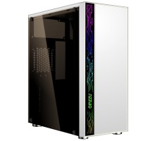 Ginzzu A390  White Window RGB подсветка 1*USB 3.0, 2*USB 2.0, AU
