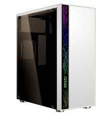Ginzzu A390  White Window RGB подсветка 1*USB 3.0, 2*USB 2.0, AU