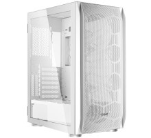 Ginzzu GL185 White боковая дверца закаленное стекло на петлях на магнитах