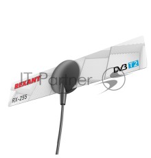 ТВ антенна комнатная для цифрового телевидения DVB-T2 на присоске, RX-255 REXANT