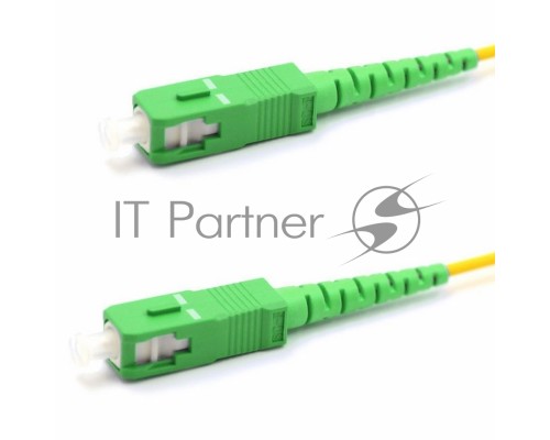 Патч-корд оптический соединительный (SM), 9/125 (OS2), SC/APC-SC/APC, (Simplex), LSZH, 10м
