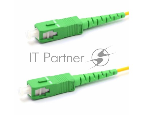 Патч-корд оптический соединительный (SM), 9/125 (OS2), SC/APC-SC/APC, (Simplex), LSZH, 2м