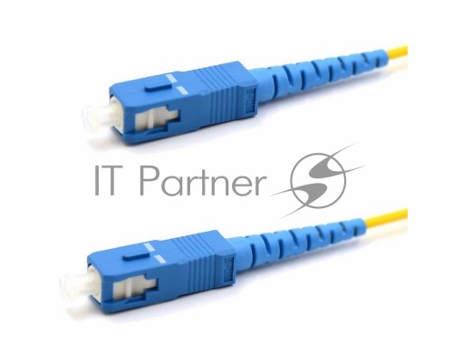 Патч-корд оптический соединительный (SM), 9/125 (OS2), SC/UPC-SC/UPC, (Simplex), LSZH, 1м