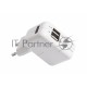 Сетевое зарядное устройство 2xUSB,  переходник+адаптер (СЗУ) (5 V, 2100 mA+1000 mA) REXANT
