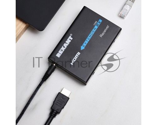 Приёмник сигнала HDMI по витой паре LAN (RJ-45) кат. 5е/6 REXANT