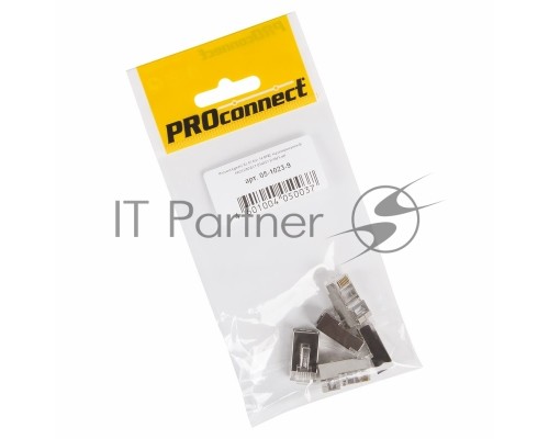 PROconnect Разъем RJ-45(8P8C) под витую пару, FTP экранированный, категория 5e, пакет, 5шт