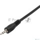 Шнур REXANT Стерео 3,5 мм - 2 RCA, 7 м (10 шт./уп.)